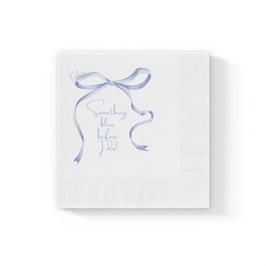 Algo azul antes de que lo haga - Servilleta de cóctel