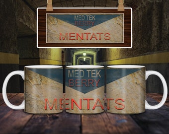 MENTATS BERRY Fallout Inspired-Ceramic Mug, (11oz, 15oz)