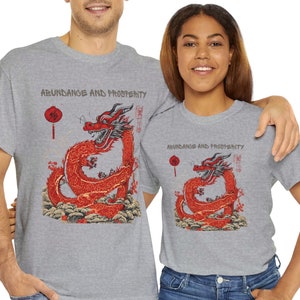 New year Chinese dragon t&#39;shirt, Chinese zodiac, New Year 2024 Chinese Zodiac Sign Gifts, Dragon shirt lunar