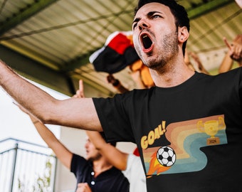 Camiseta de fútbol retro: camiseta Goal 2024, camiseta de fútbol vintage