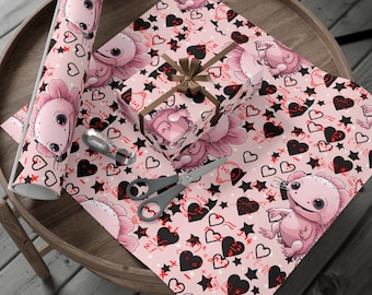 Perfekt omslagspapper för den där alla hjärtans dag-detaljen för lärare och elever, Axolotl-omslagspapper