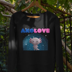 Axolotl love sweatshirt , Lovers Axolotl Sweatshirt , Perfect gift lovers Axolotl  sweatshirt ,Gift for all occasions.