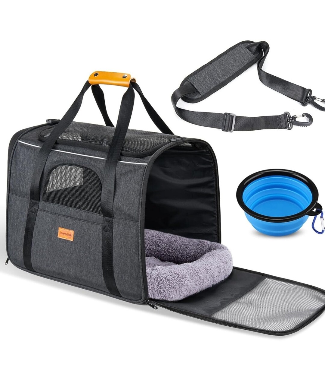 Pet Carrier Airline Approved Portable Pet Bag Small Pet Folding Fabric