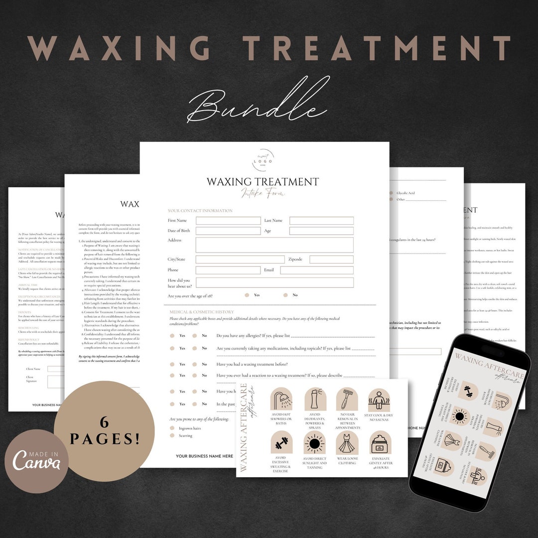 consentimiento informado depilacion con cera pdf