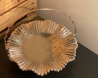 Vintage Mappin Webb Silverplate Bowl, Antique Silver Decor, Silver