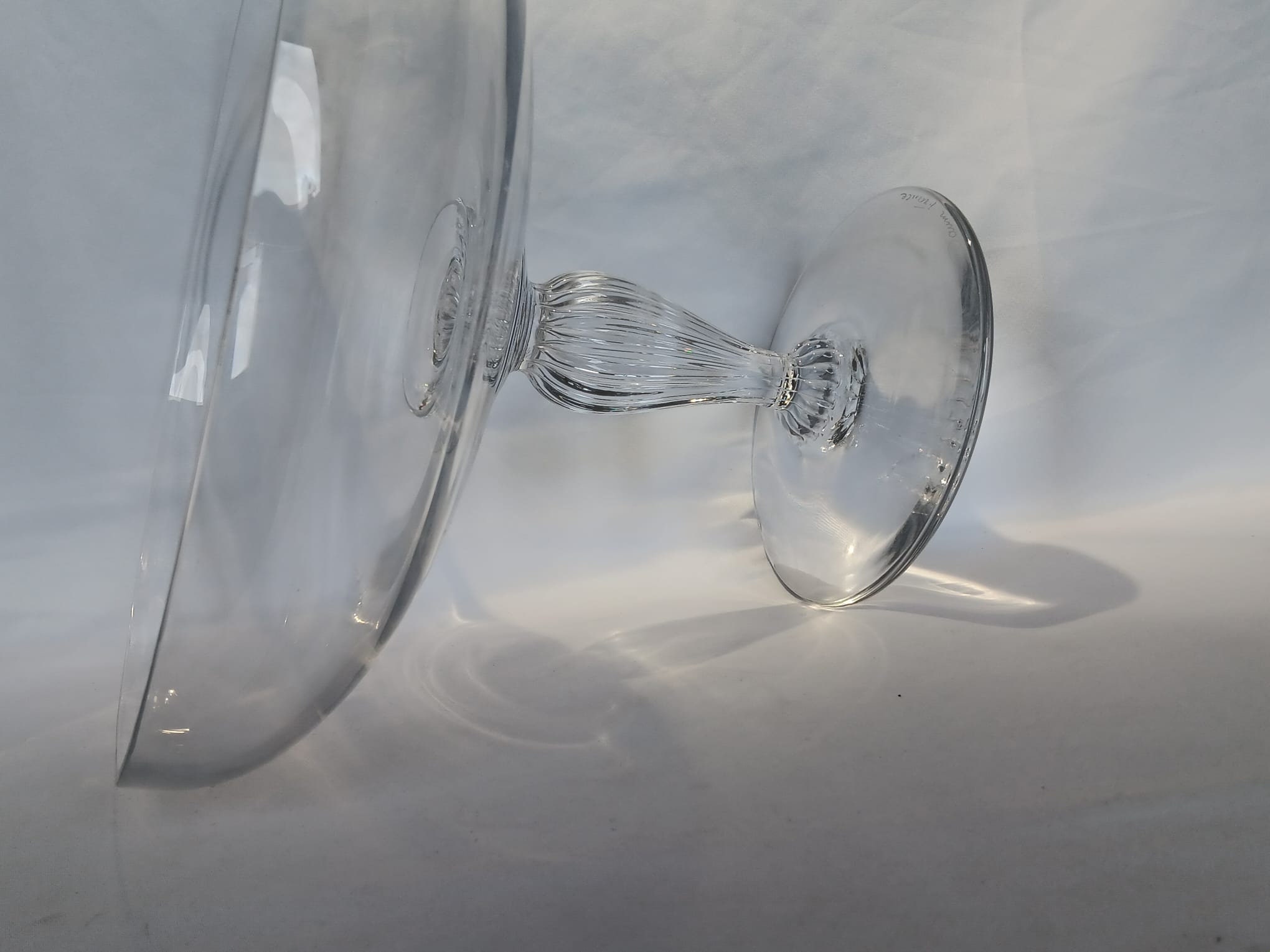 Vintage Daum France Crystal Pedestal Bowl: Centerpiece Tazza - Etsy