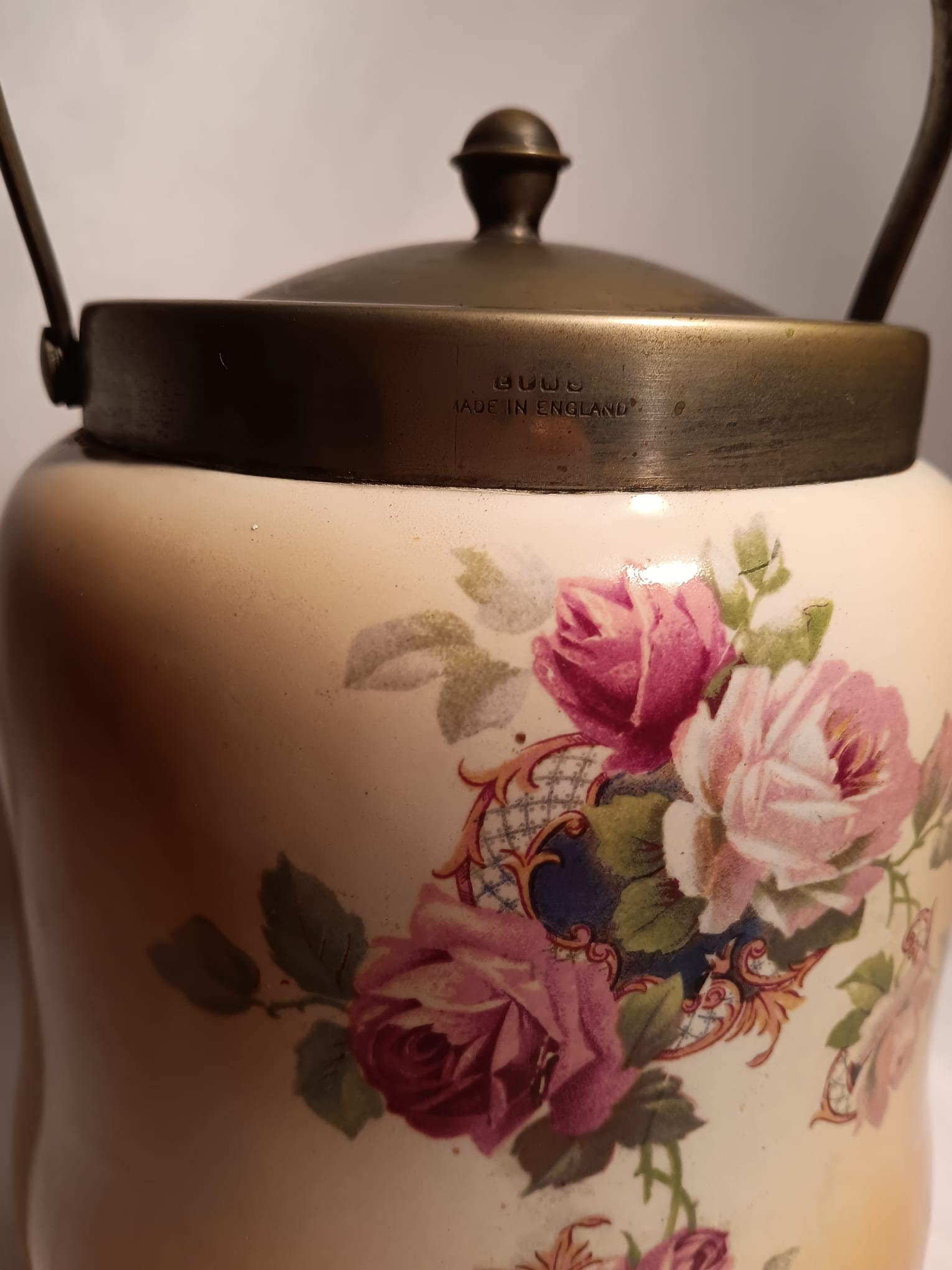 Vintage Victorian Biscuit Jar, Cookie Jar, Peek Frean and Co