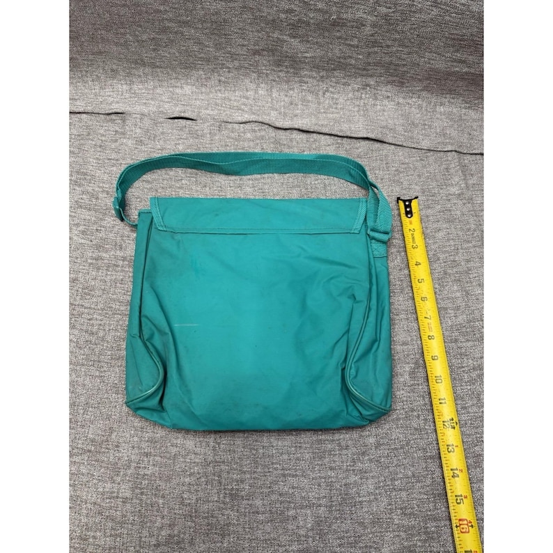 Vintage Junior Girl Scouts Messenger Bag Teal 1990s image 2