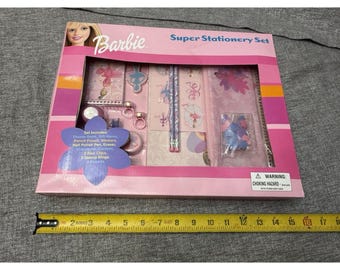 Vintage Deadstock Barbie Super Stationery Set New In Box
