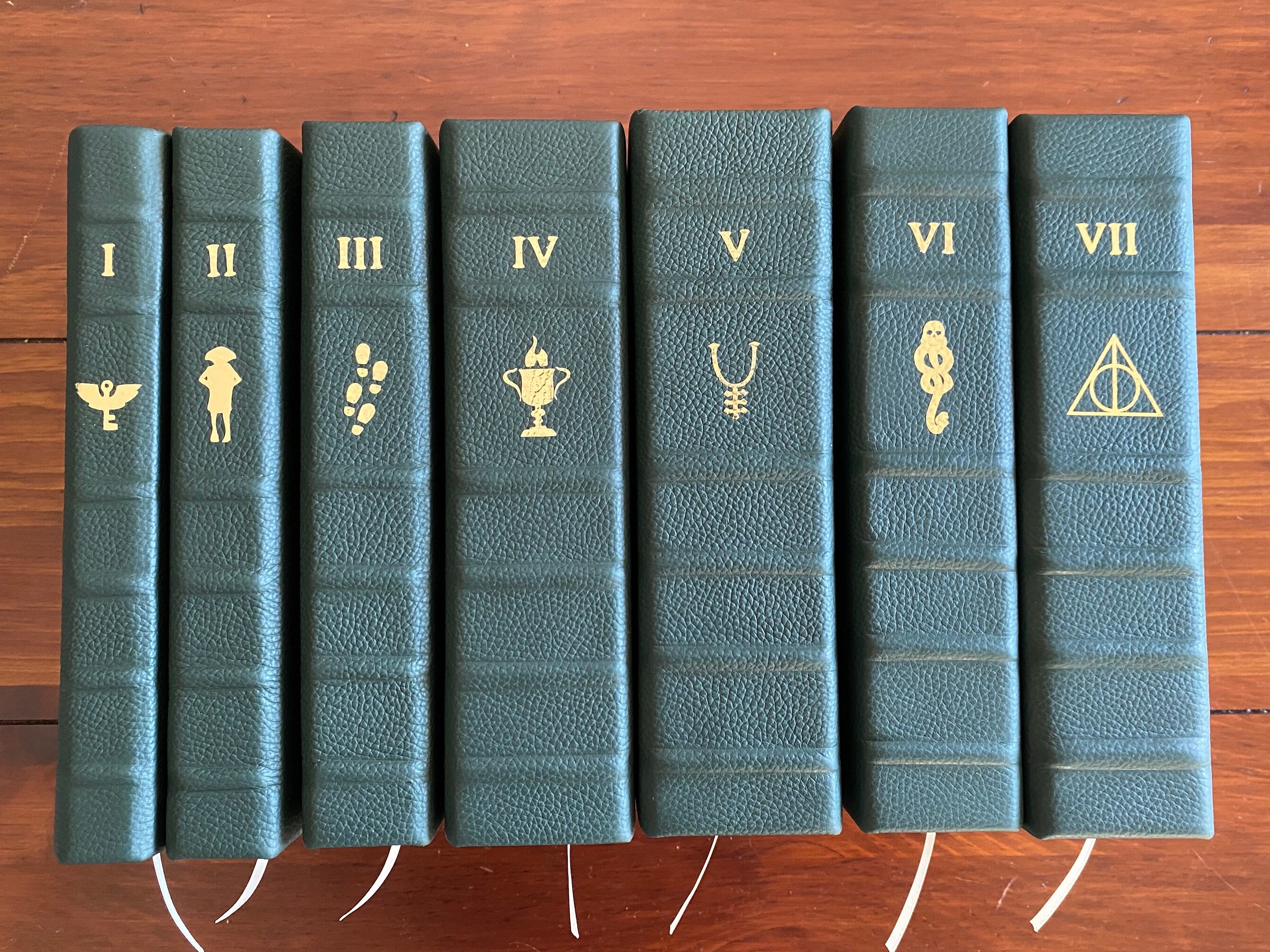 Custom Leatherbound Harry Potter Series Reserved for Joe -  New Zealand