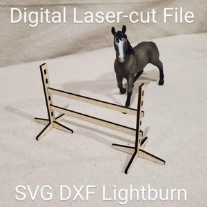 Laser Cut File 1:24 scale Horse Show Jumps, Schleich, Papo, Mojo