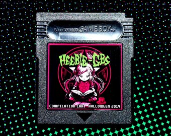 Heebie GB’s Compilation Album Cartridge, for Game Boy with Custom Label - Halloween 2014 Vol 1.