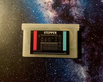 STEPPER v1.8 pour Game Boy Advance, cartouche séquenceur 16 étapes