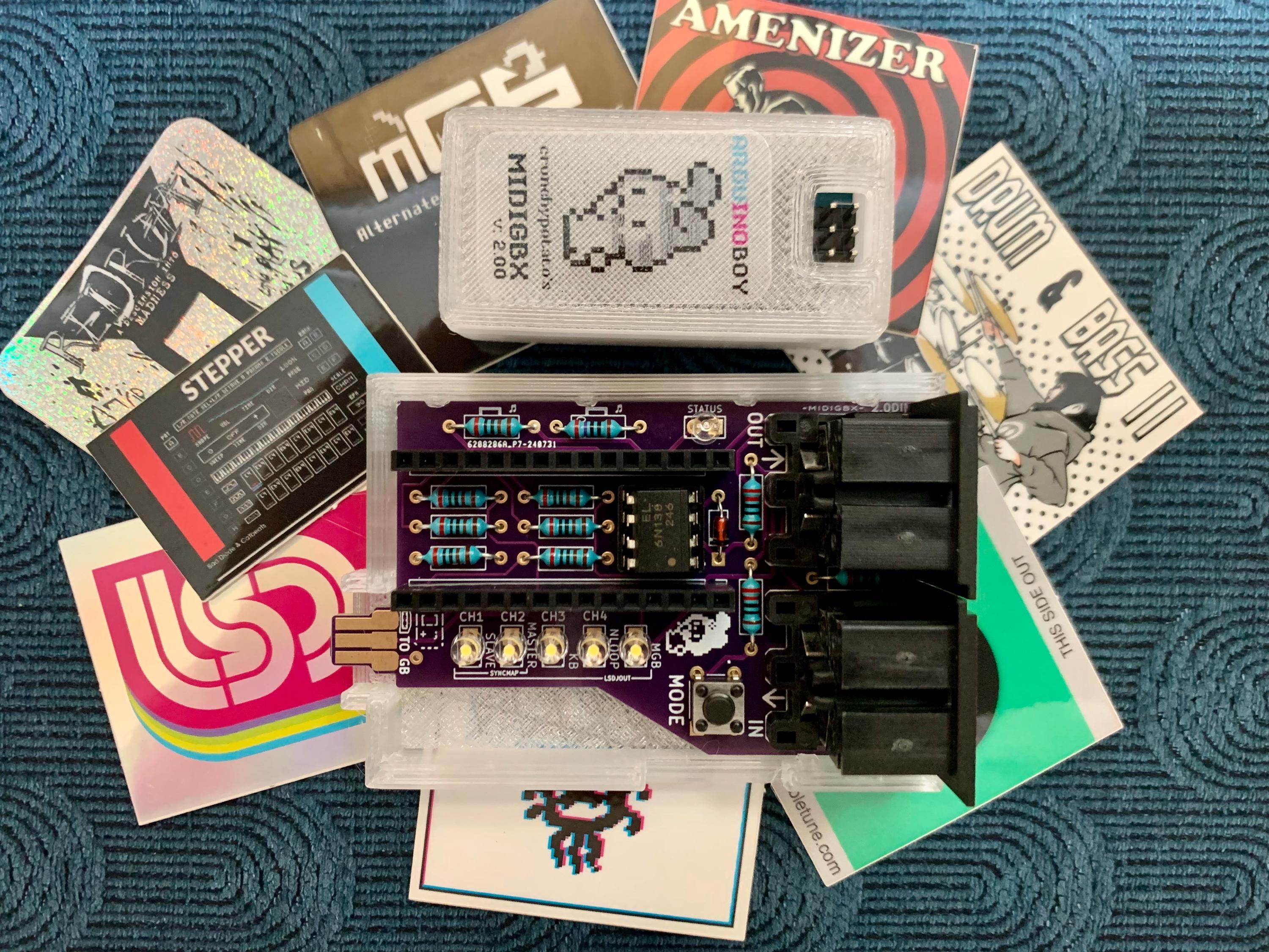 ARDUINOBOY Game Boy MIDI Adapter (LSDJ, Mgb, Chord, Nanoloop ARDUINOBOY Game Boy MIDI Adapter (LSDJ, Mgb, Chord, Nanoloop