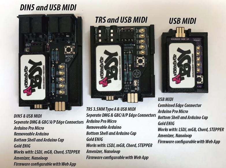 ARDUINOBOY Game Boy MIDI Adapter (LSDJ, Mgb, Chord, Nanoloop ARDUINOBOY Game Boy MIDI Adapter (LSDJ, Mgb, Chord, Nanoloop