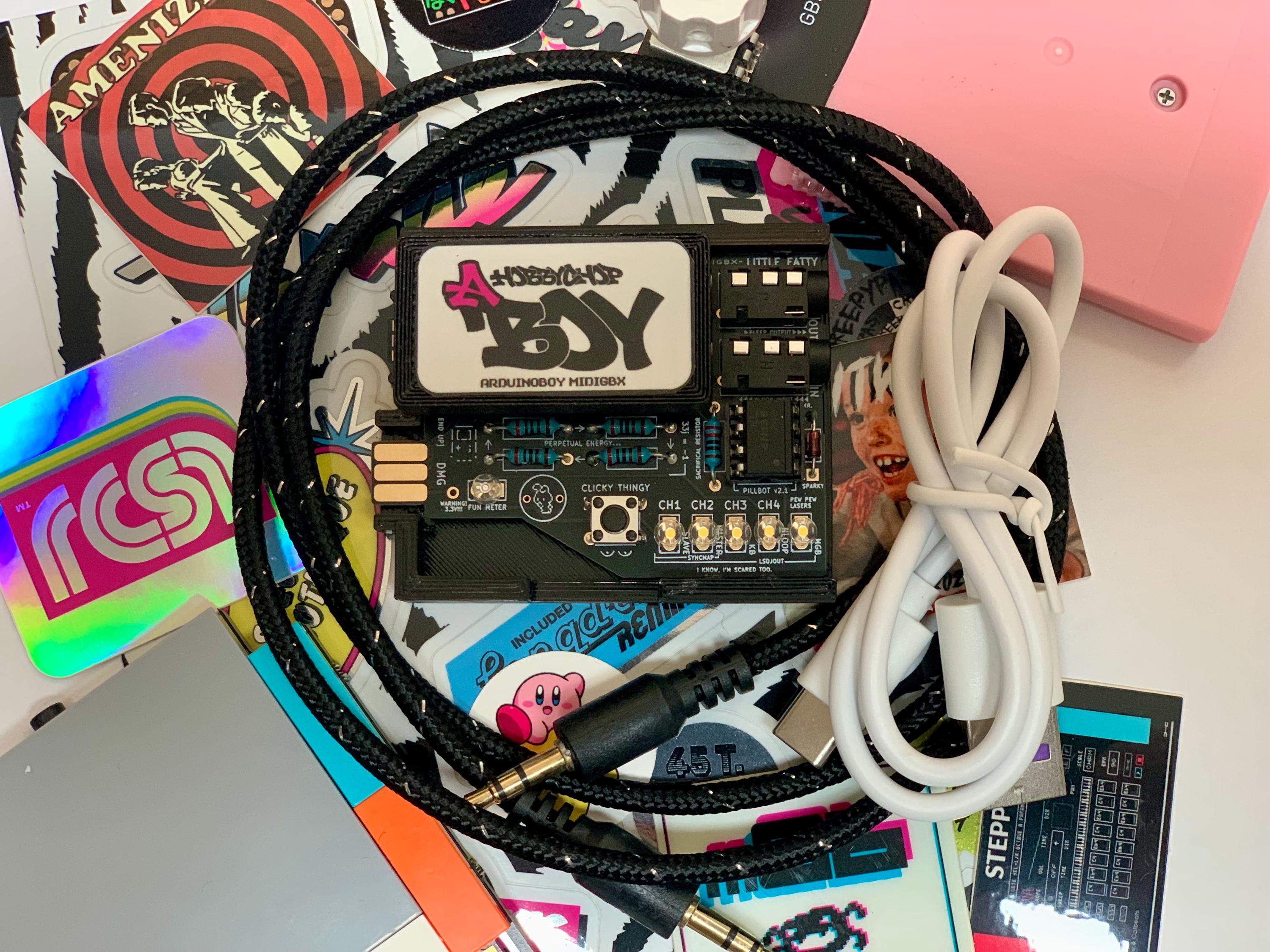 ARDUINOBOY Game Boy MIDI Adapter (LSDJ, Mgb, Chord, Nanoloop