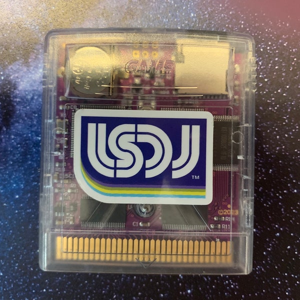 Unofficial LSDJ Vinyl Sticker - 1.5" x 1", Fits Cart