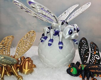 Articulated Flexi Dragonfly Fidget Toy - Personalized Gift