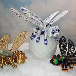 Articulated Dragonflies / Flexi Dragonflies/ Multicolored Dragonflies/ Dragonfly Fidget toys / Personalized gifts