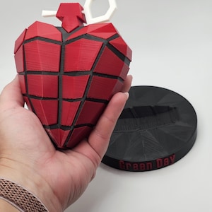 3D Printed Heart Grenade : Personalize For Any Occasion image 3