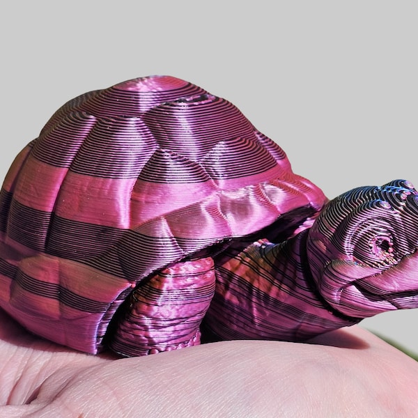 Tortoise Flexi Dump Buddy  / Reducing waste by recycling materials into fun flexi buddies! / Each one is unique!