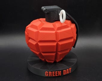 3D Printed Heart Grenade Lock Box, Personalize For Any Occasion