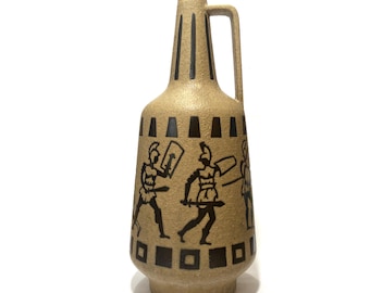 Ceramano 6132/40 Floor Vase By Hans Welling, 1960s West German Pottery