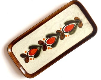 Schramberg Handgemalt Bernau Ceramic Platter/Plate (23cm), West German Art Pottery