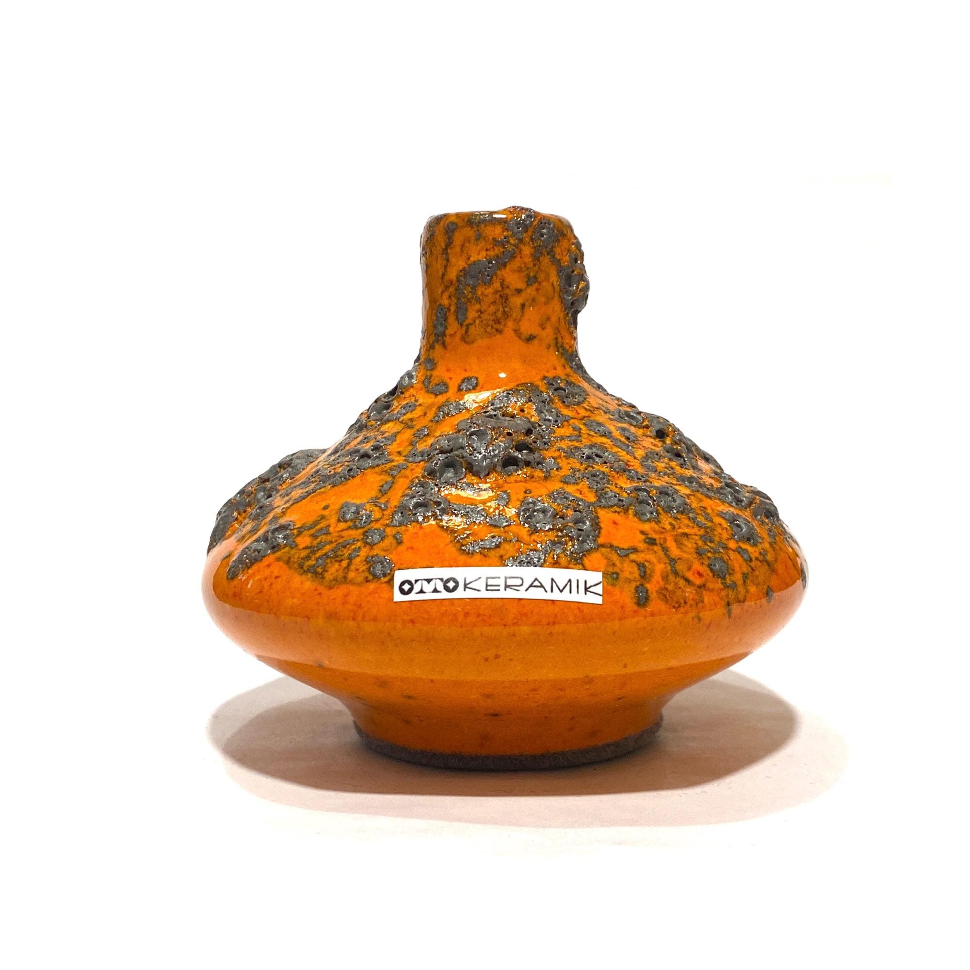 West German Fat Lava Orange - Etsy UK