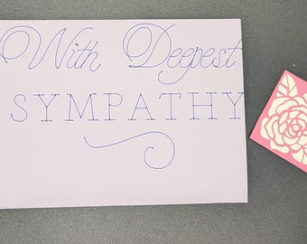 Floral Sympathy Card