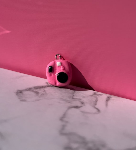 Cute Polymer Clay Polaroid Camera Charm/keychain Canada