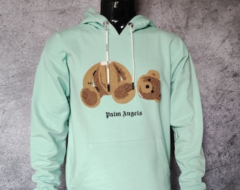 Palm Angels hoodie mint pullover hooded for men