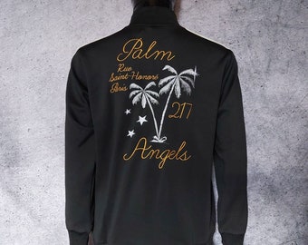 Palm Angels zippered sweatshirt, designer sweatshirt for men