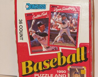 1990 Donruss Baseball Unopened Wax Box - Etsy