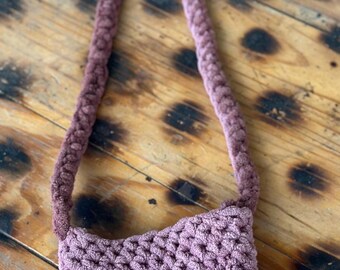 crochet crossbody purse