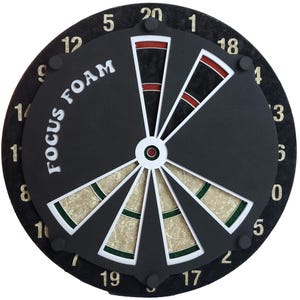 5mm Steel Tip Pad With High Contrast Visibility | Gift For Dart Board Lovers | Indoor Games | Focus Foam Top Quality Foam Cricket Trainer