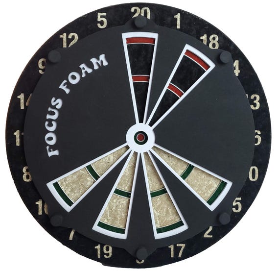 5mm Steel Tip Pad With High Contrast Visibility | Gift For Dart Board Lovers | Indoor Games | Focus Foam Top Quality Foam Cricket Trainer