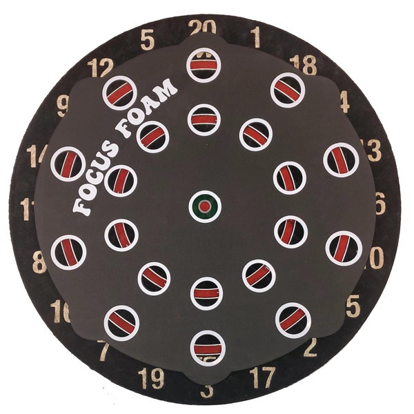 Classic Trebs And Dubs Circles Steel Tip Pad | Dart Board Product For Improve Your Skills | Perfect For Dart Board Lovers | Focus Your Aim