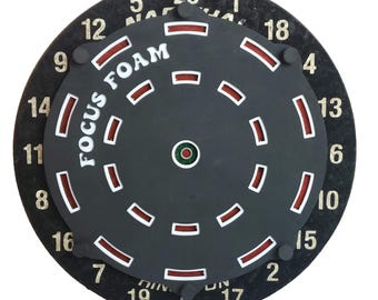 High Contrast 5mm Steel Tip Pad | Gift For Dart Board Lovers | Spot With Light Based Game | Dartboard Accessories | Home Training Focus Foam