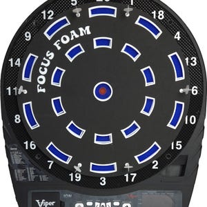 Soft Tip Doubles Triples Trainer Focus Foam Pad / Accessori per bersagli per freccette / Realizzato in schiuma EVA da 4 mm / Misura 15,5" Dart Board Tip Pad