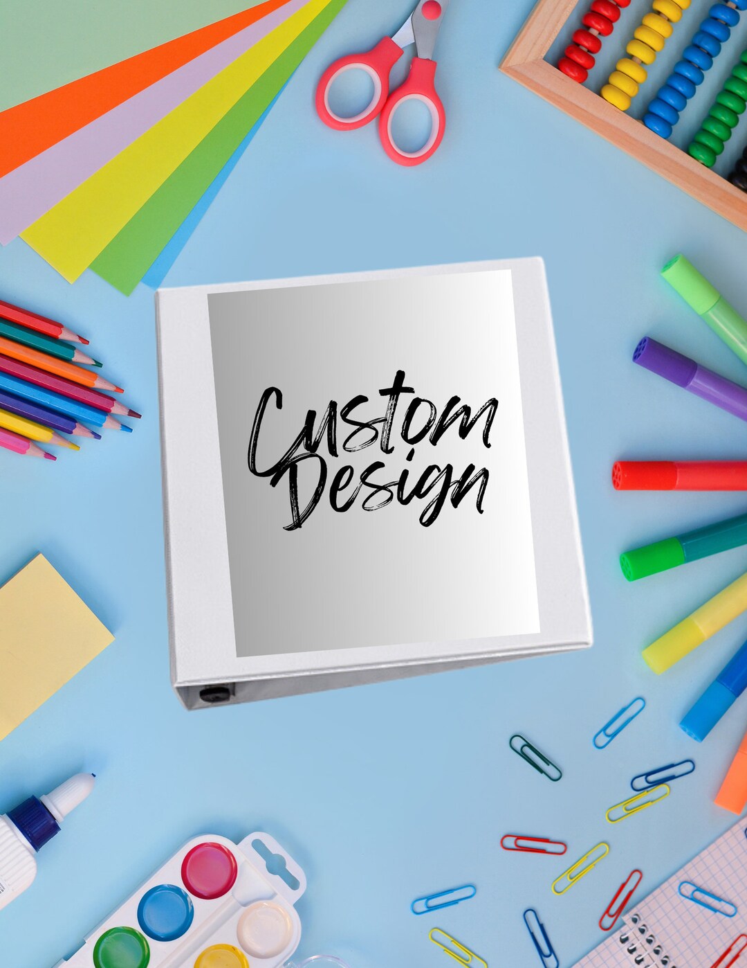 Folder Insert Design Example Custom Design Binder Insert| Custom Name Folder | Folder Insert | Name ...