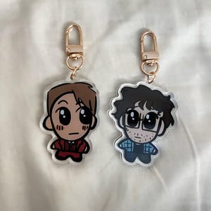 Hannibal and Will Keychains [new and improved!]