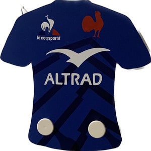 Décoration maillot de rugby France porte manteau image 3