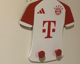 Décoration maillot Bayern munich porte manteau