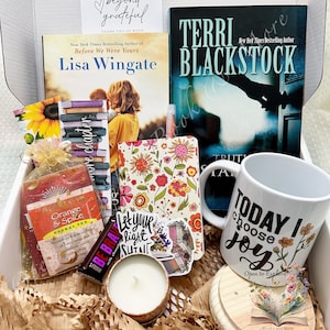 Christian Blind Date w/a Book Box| Christian Fiction/Non-Fiction Books| Graduation gift| Gifts for Readers| Bookish| Bookworm| Birthday Gift