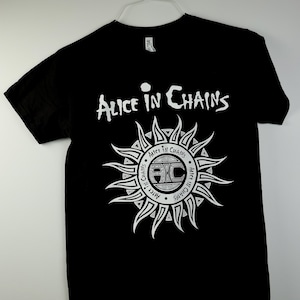 Grunge Band Graphic Tee – Vintage Alice-Inspired Rock Shirt