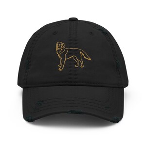 Golden Retriever Distressed Hat