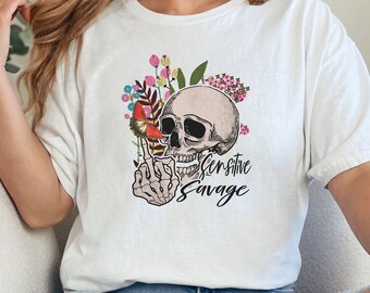 Sensitive Savage Shirt, Motivational T-Shirt, Self Love Shirt, Gifts for Her, Shirts for Women, Gifts for Women, Positive T-Shirts