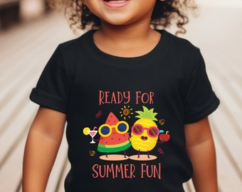 Ready For Summer Fun Toddler Tshirt | Toddler Summer Outfit  | 1st Birthday Gift | Summer Kids | Summer Vibes Shirt | Summer Fun Shirt