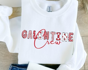 Galentine Crew Sweatshirt, Funny Valentine's Day Gift